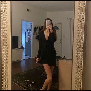 NWT Forever 21 | Black Long Sleeve Mini Dress.